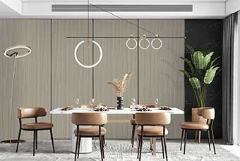 营口轻奢风格-餐厅