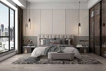 营口现代风格-卧室