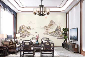 营口森佰汇航空纤维墙咔（巴山蜀水）