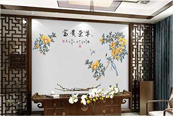 营口森佰汇航空纤维墙咔（富贵荣华）