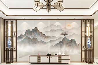 营口森佰汇航空纤维（山水画系列）