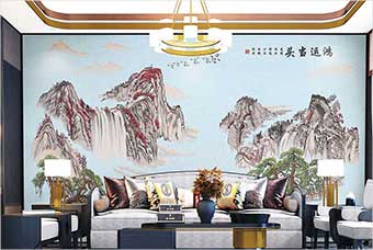 营口森佰汇航空纤维墙咔（鸿运当头）