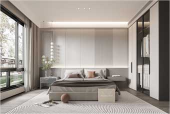 营口卧室空间案例